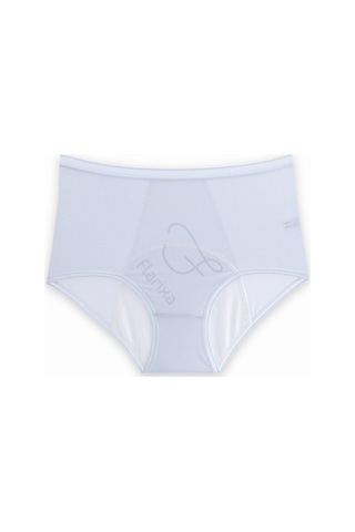 Mavi Flarixa L-5xl Sızdırmaz 3 Katmanlı Adet Külotu Kadın Adet İç Çamaşırı İdrar Kaçırma İç Çamaşırı Büyük Beden Kadın Fizyolojik Külot Mavi