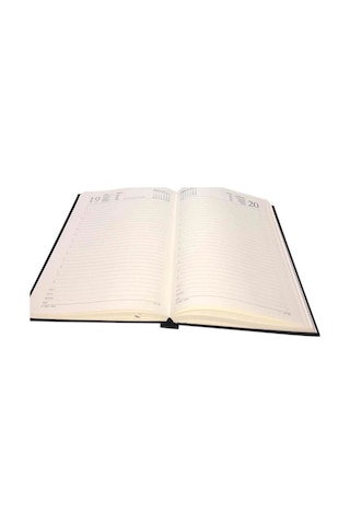 2K 2026 Yeni Yıl Deri Kapak Ajanda Defter Tarihli Çizgili 17x24 CM - Lila