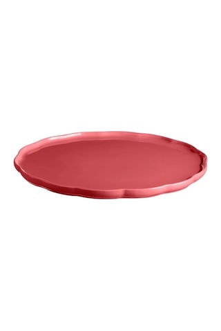 Emile Henry Madeleine Servis Tabağı Yuvarlak 31 Cm Pembe/rose Candy Kırmızı