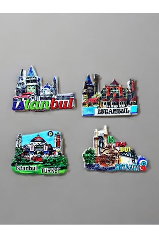 İstanbul Temalı Polyester Magnet