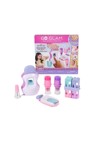 Cool Maker, Go Glam Studio Tırnak Seti, 4 Tasarımla 200 Tırnak Stili, 2 Cila Aplikatörü Ve Tırnak Maskesi, +7