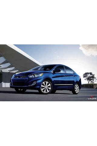 S-Dizayn  Hyundai Accent Blue Kapı Koruma Çıtası Krom 2011 Üzeri