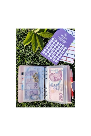 Bütçe Planlayıcı Manyetik Ajanda Pembe Sticker Ve Challenge Hediyeli