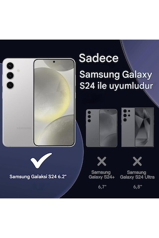 Samsung Uyumlu S24 Şeffaf Magsafe Kılıf Safe Çok Renkli