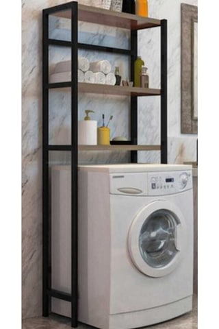 Cosargroup Çamaşır Makinası Üstü Düzenleyici 3 Katlı Raf 3 Raflı Banyo Düzenleyici