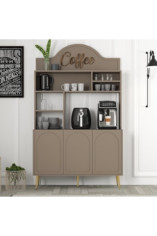 Lyon Kahve Köşesi 120cm - Atlas / Altın