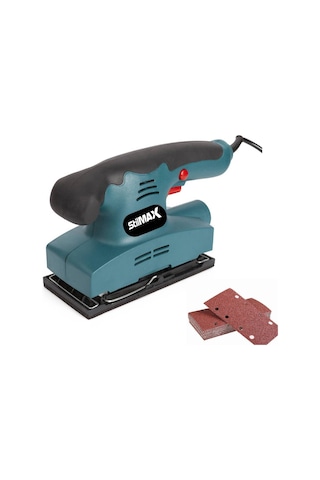 Stilmax STM-450X 450 W Profesyone Elektrikli Titreşimli Zımpara Makinası + 5 Adet Zımpara