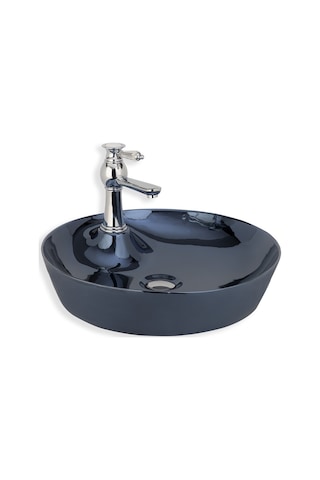 Eva Banyo Lena E-4044L Tezgah Üstü Porselen Lavabo