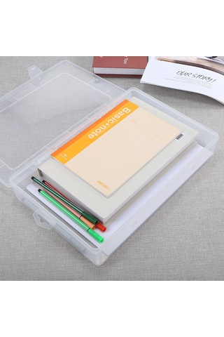 Teltree Şeffaf Pp Malzemeden Hafif Ve Dayanıklı İpad/notebook Saklama Kutusu - Syc-204-1 Diğer