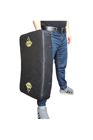 Aksaspor Leon Maxi Darbe Yastığı Kick-Boks Lowkick Pads Siyah