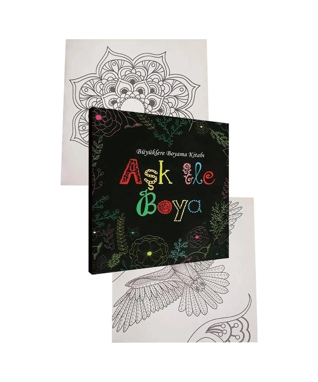 24 Adet Çift Taraflı Marker Kalem Çantalı 1 Paket 24 Renk Touch Markör Aşk İle Boya Mandala Büyüklere Boyama Kitabı Çok Renkli