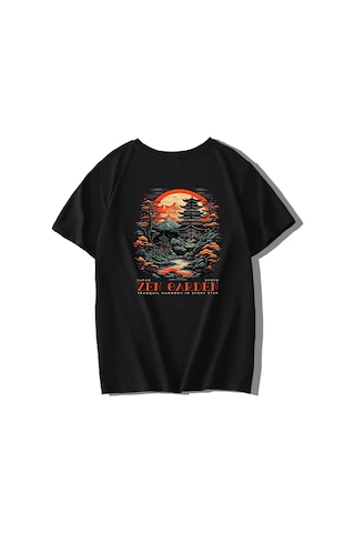 Brz Kıds Brz Kids Unisex Çocuk Zen Garden T-shirt-siyah Siyah
