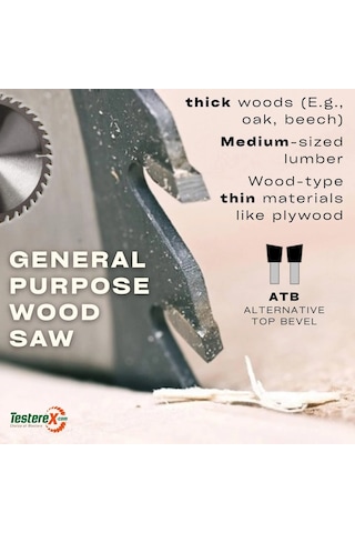 Kronberg 500x4x30mm 72atb Diş Ahşap Kesici - Tct Elmas Daire Testere Kontrplak, Kereste Vb.