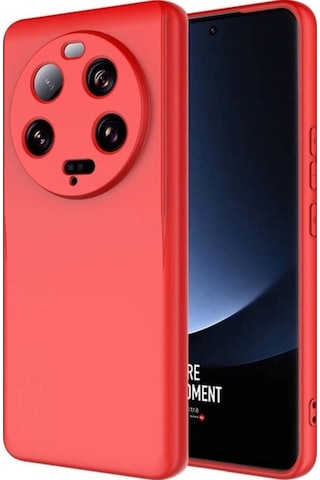 Xiaomi Mi 13 Ultra Kılıf Zore Mara Lansman Kapak Kırmızı