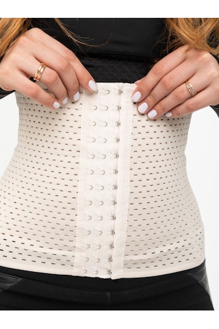 Mistirik 5 Bölge Etkili Hava Alabilen Lateks Korse Ten Renk Açık Bej