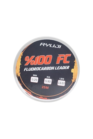 Fluorocarbon Lider Misina - Ryuji Leader - 25 Mt - 0,29mm