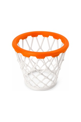 Basket Potası Tasarım Kalemlik 10 Cm Dekoratif Masaüstü Organizer Sert Plastik Kalem Tutucu Siyah - Beyaz