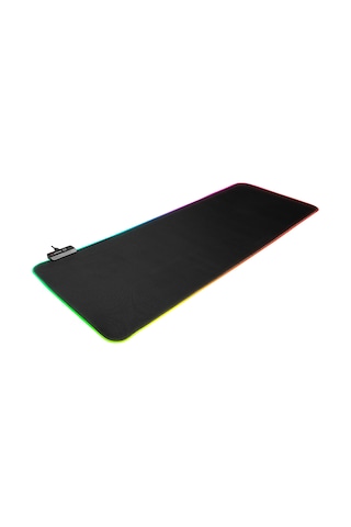 Rampage MP-24 Siyah RGB Ledli Gaming Mouse Pad