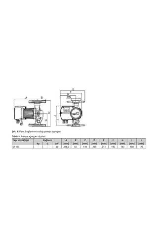Ksb Calio Pro 32-120 Pn6-10-16 400w Frekans Kon. Sirkülasyon Pompası - Dn32 Flanş Bağlantılı