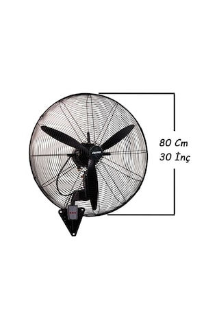 Atak Power Wfg-75r 30" 75 Cm Sanayi Tipi Duvar Vantilatörü Uzaktan Kumandalı