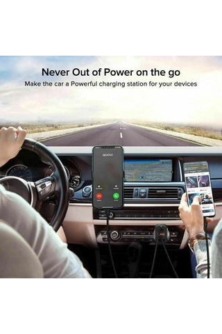 Honmex 30w 3'lü Usb Pd Araç Şarj Cihazı - 2.4a Hızlı Şarj, Type-c Ve Usb Girişleri, İphone, İpad, Android Uyumlu Siyah