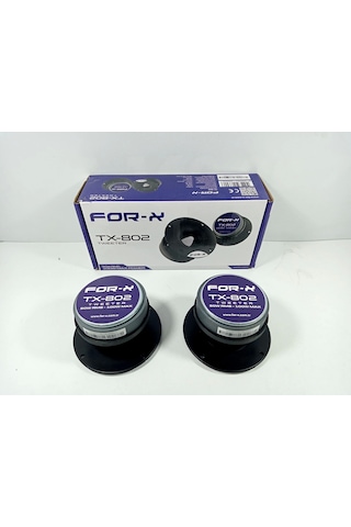 For-x Dome Tweeter - 100w 50rms Tiz - For-x Tx-802 10cm Dome Tweeter