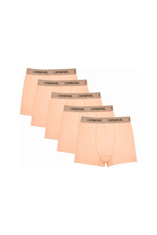 Carnaval Socks Erkek Boxer 5'li Set Carnaval Glow Peach Çoklu