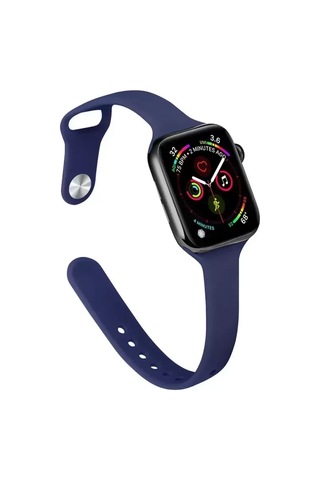 Newface Apple Watch Uyumlu 38mm Klasik Kordon - Lacivert