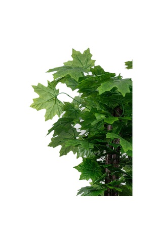 Yapay Çiçekçiniz Çim Detaylı Saksıda 110 Cm Yapay Çınar Ağacı