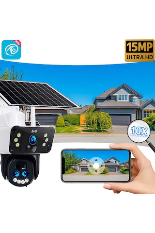 O-kam 3950 15mp 10x Optik Zoom Ultrahd 4g Solar Akıllı Güvenlik Kamerası