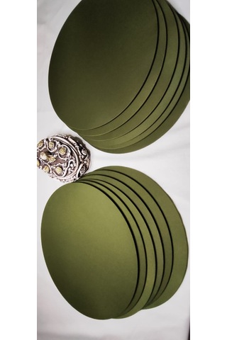 12 Adet Yesil Renk Supla Takımı Yeşil