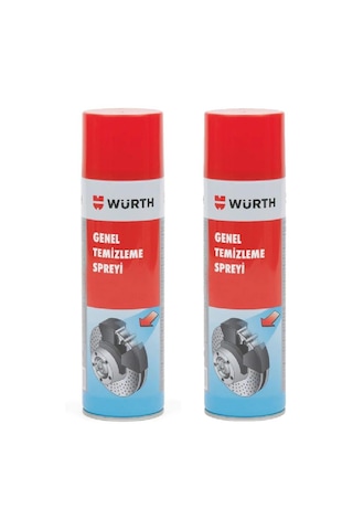 Würth Fren Balata ve Genel Temizleme Spreyi 2 x 500 ML Würth Fren Balata ve Genel Temizleme Spreyi 2 x 500 ML