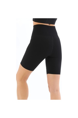 Özel Üretim Toparlayıcı Sıkılaştırıcı Vücut Şekillendirici Lazer Kesim Rahat Biker Kesim Kısa Tayt SiYAH