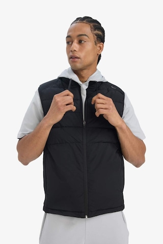 Defacto Defactofit Slim Fit Dar Kesim Su Geçirmez Fermuarlı Şişme Yelek E9215ax25aubk81 Siyah