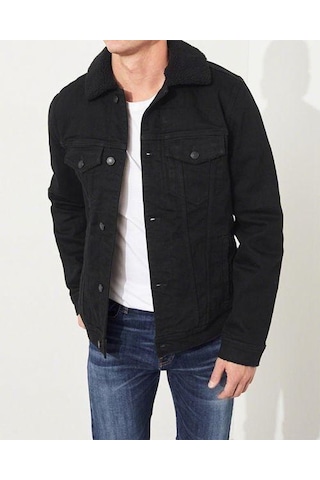 Oliggopol Slim Fit Içi Full Kürklü Erkek Kot Ceket Mont(300903773)