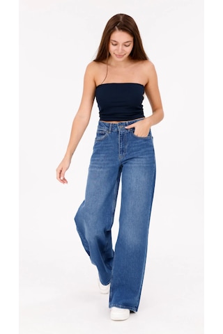 Eseclass Baggy Jean Pantolon Mavi