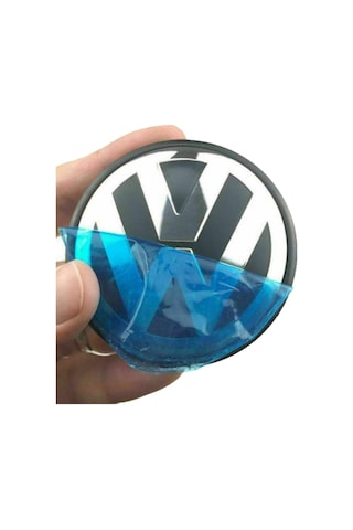 Volkswagen Jetta 2011 Sonrası Tip Jant Göbeği 55-65mm Krom Anahtarlık