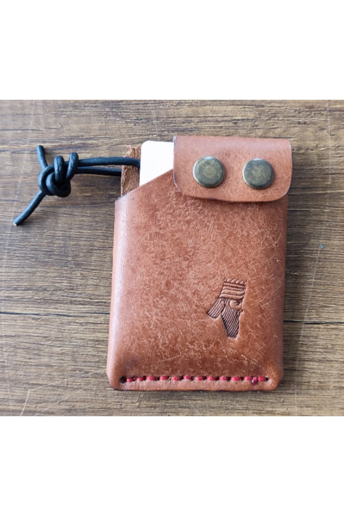 Sumerian Leather Craft Pueblo Deri Kartlık Taba Turuncu Taba