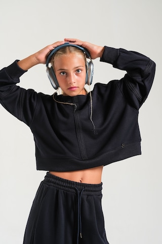 Loco Loco Lacivert Pervazlı Uzun Kollu Çocuk Sweatshirt