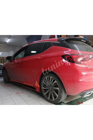 Opel Astra K 2015 Marşpiyel Seti - Kanallı Model - Boyasız Plastik