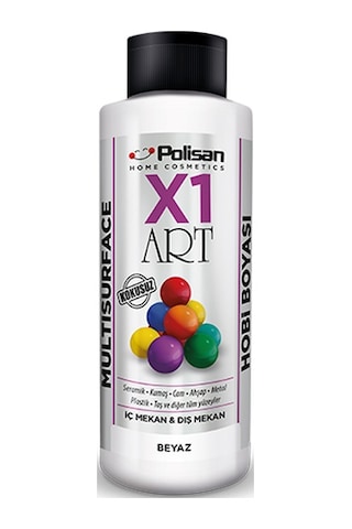 Polisan X1 Art Multisurface Hobi Boyası Antik Beyaz 120 ml