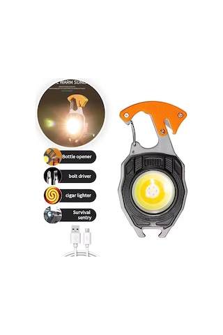 W-5147 Profesyonel Çok Fonksiyonlu Anahtarlıklı Kamp Feneri