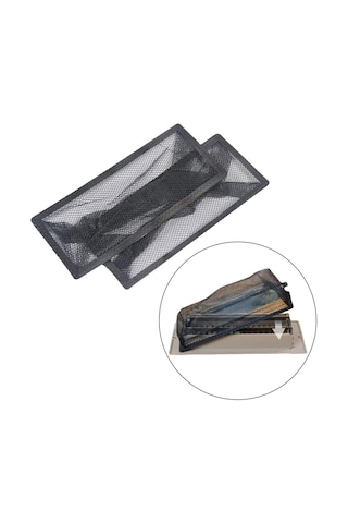 Homyl 2 Kat Kayıt Kapağı Ev Havalandırma Taşınabilir Siyah