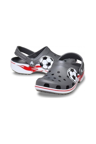 Crocs Classic Soccerband Clog K Çocuk Terlik - Antrasit Antrasit