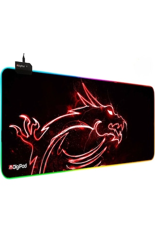 Digipod Gaming Oyuncu Mousepad Rgb Gaming Oyuncu Pad Kaymaz Taban 70 X 30 4mm Kalınlık 700x300mm