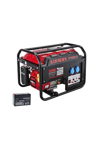 Loncin LC3500DAS 3.5 Kwa Marşlı Benzinli Monofaze Jeneratör