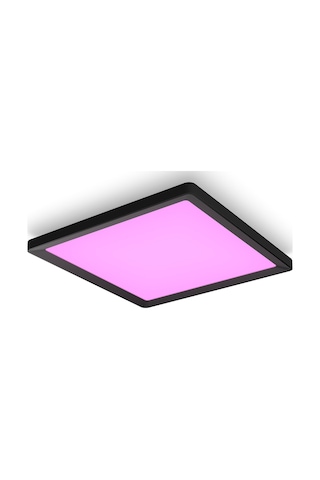 Philips Hue Tento Wca 40x40cm Slim Tavan Lambası, Siyah 929003846701 X000d Çok Renkli