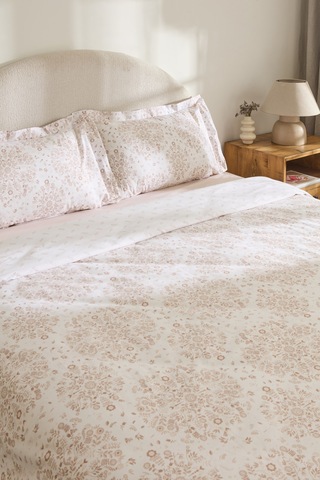 Kaşmir Home Grasy %100 Pamuk Çift Kişilik Nevresim Takımı Somon Somon