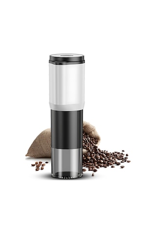 Skycity Usb Şarjlı 2'li Fonsuz Kahve Değirmeni - 5 Seviye Çabukluk Ayarı, Yerçekimi Sensörlü Otomatik Durma, Seramik Öğüt Çekirdeği, Ev/ofis/kamp Uygun Diğer