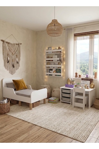 Montessorı Cocuk Odası Beyaz Tamamı Mdf